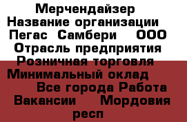 Мерчендайзер › Название организации ­ "Пегас" Самбери-3, ООО › Отрасль предприятия ­ Розничная торговля › Минимальный оклад ­ 23 500 - Все города Работа » Вакансии   . Мордовия респ.